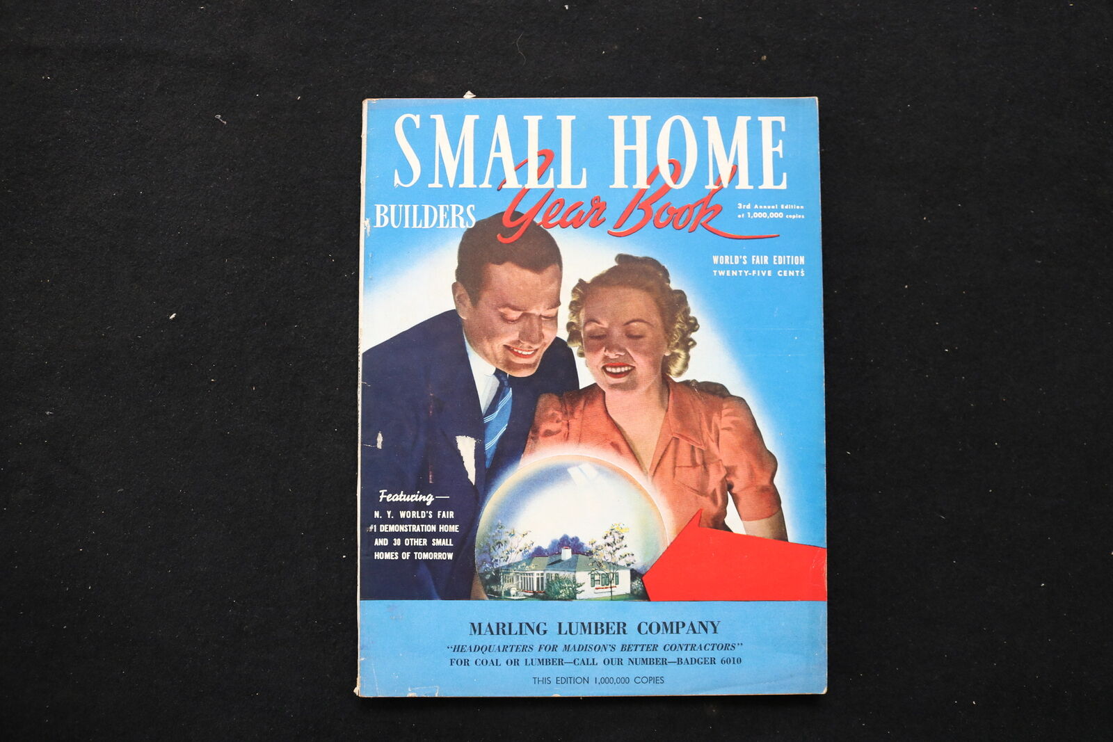 1939 SMALL HOME BUIDLERS MAGAZINE - WORLD\'S FAIR EDITION COVER - E 10421