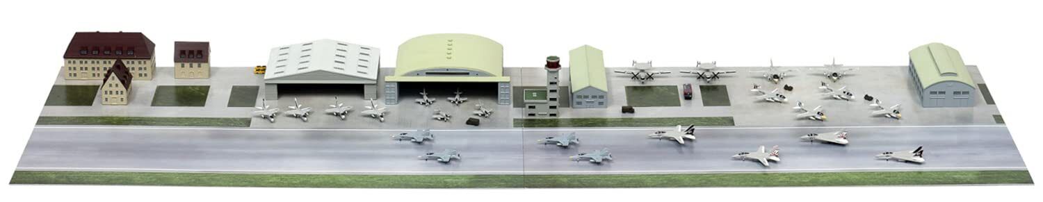 Pit Road 1/700 SPS Series Current U.S. Navy Air Station 1 1980s Aerodrome Scene