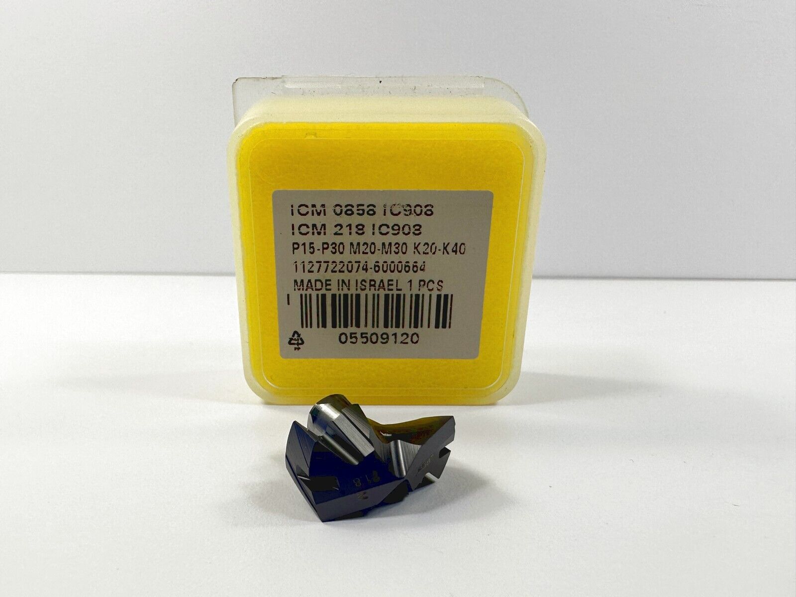 ISCAR ICM 0858 ICM 218 New Carbide Insert 5509120 Grade IC908 1pc