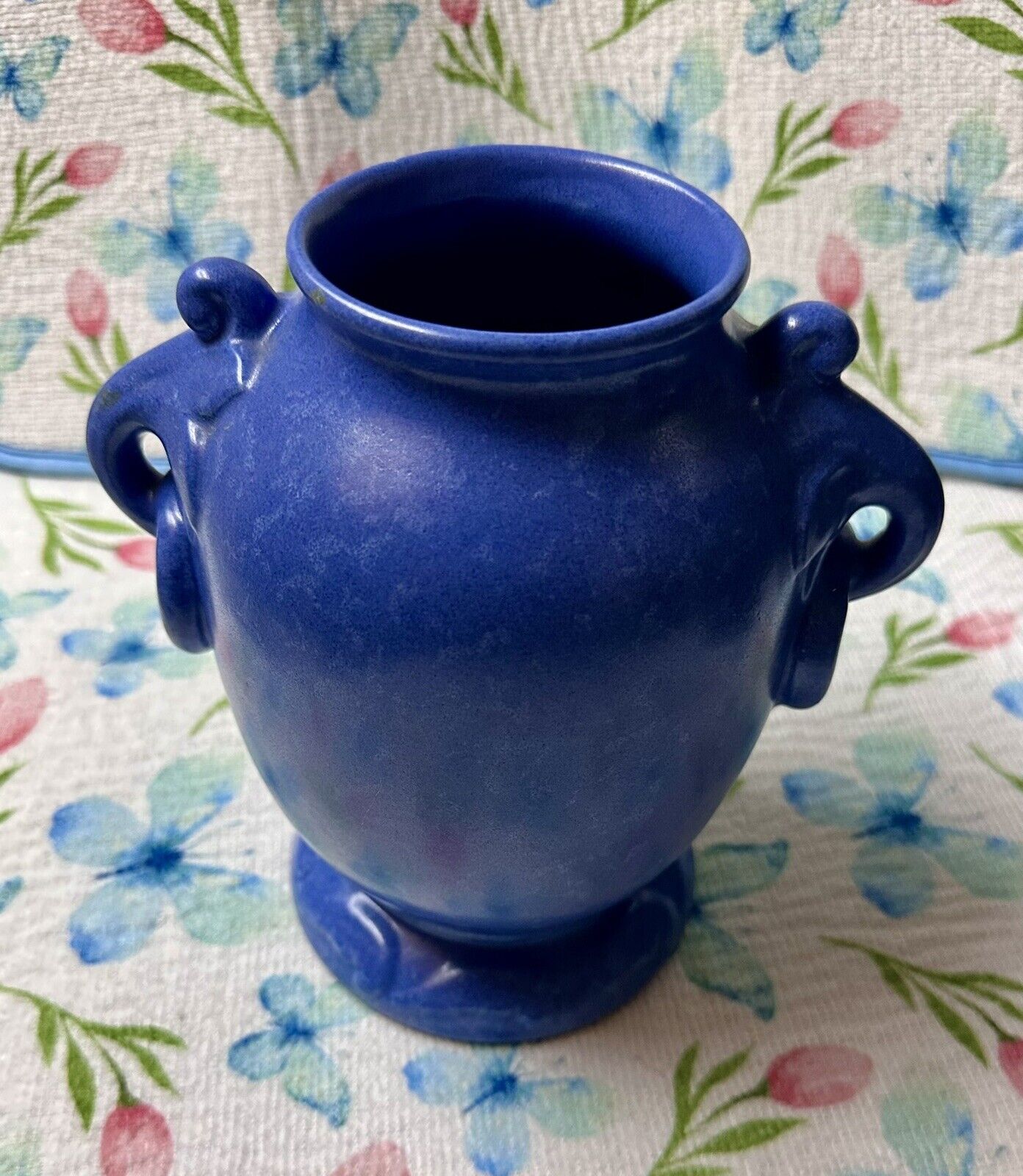 Vintage Rumrill Pottery Vase With / Handles