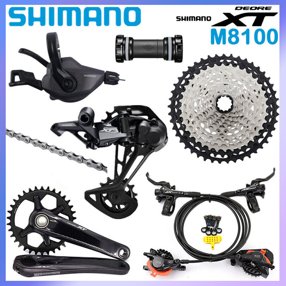Shimano Deore XT M8100 Hydraulic Brake Group MTB Bike Groupset 12 Speed 10-51T