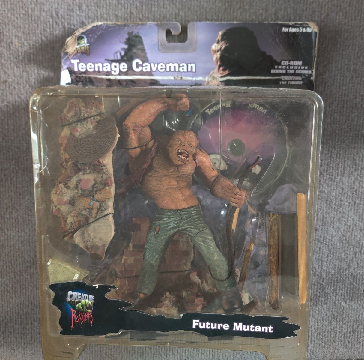 VTG Teenage Caveman Stan Winston Creature Feature Future Mutant Action Figure