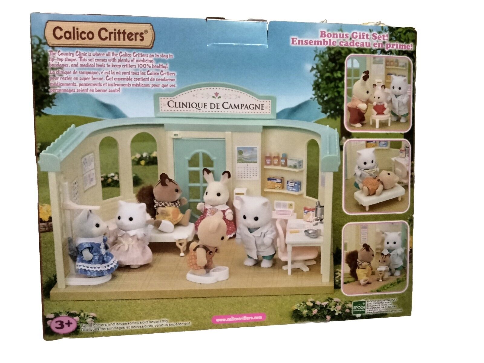 Calico Critters Sylvanian Families Country Clinic Doctors Office Toy SEALED NEW