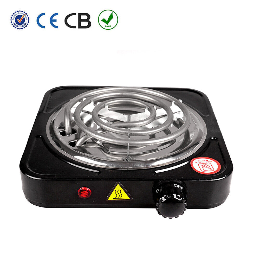 1000/2000W Portable Electric Single Dual Burner Hot Plate Cooktop Cooking Stove