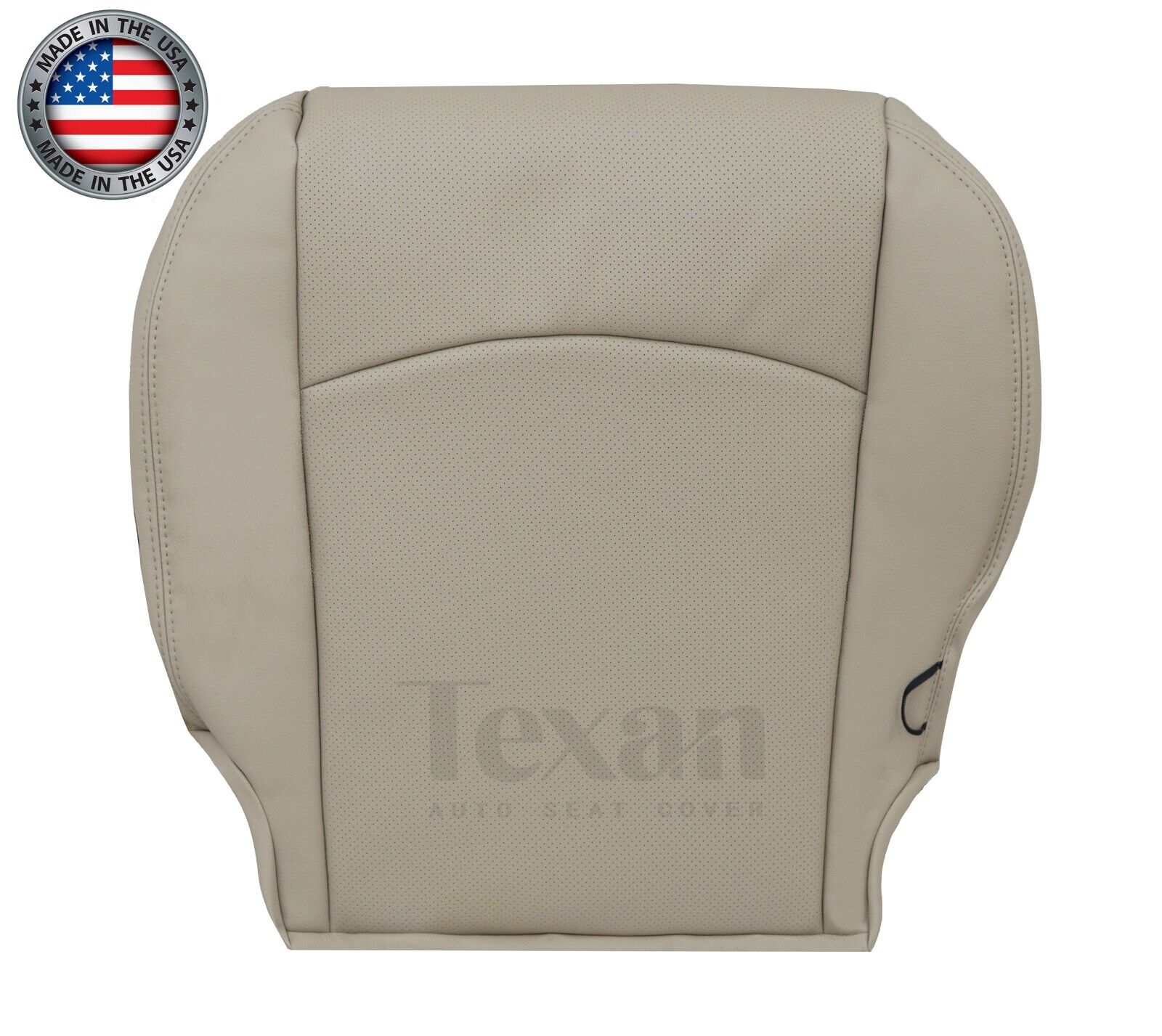 Driver Bottom Perforated Seat Cover Tan For 2013, 2015, 2017 Dodge Ram 2500