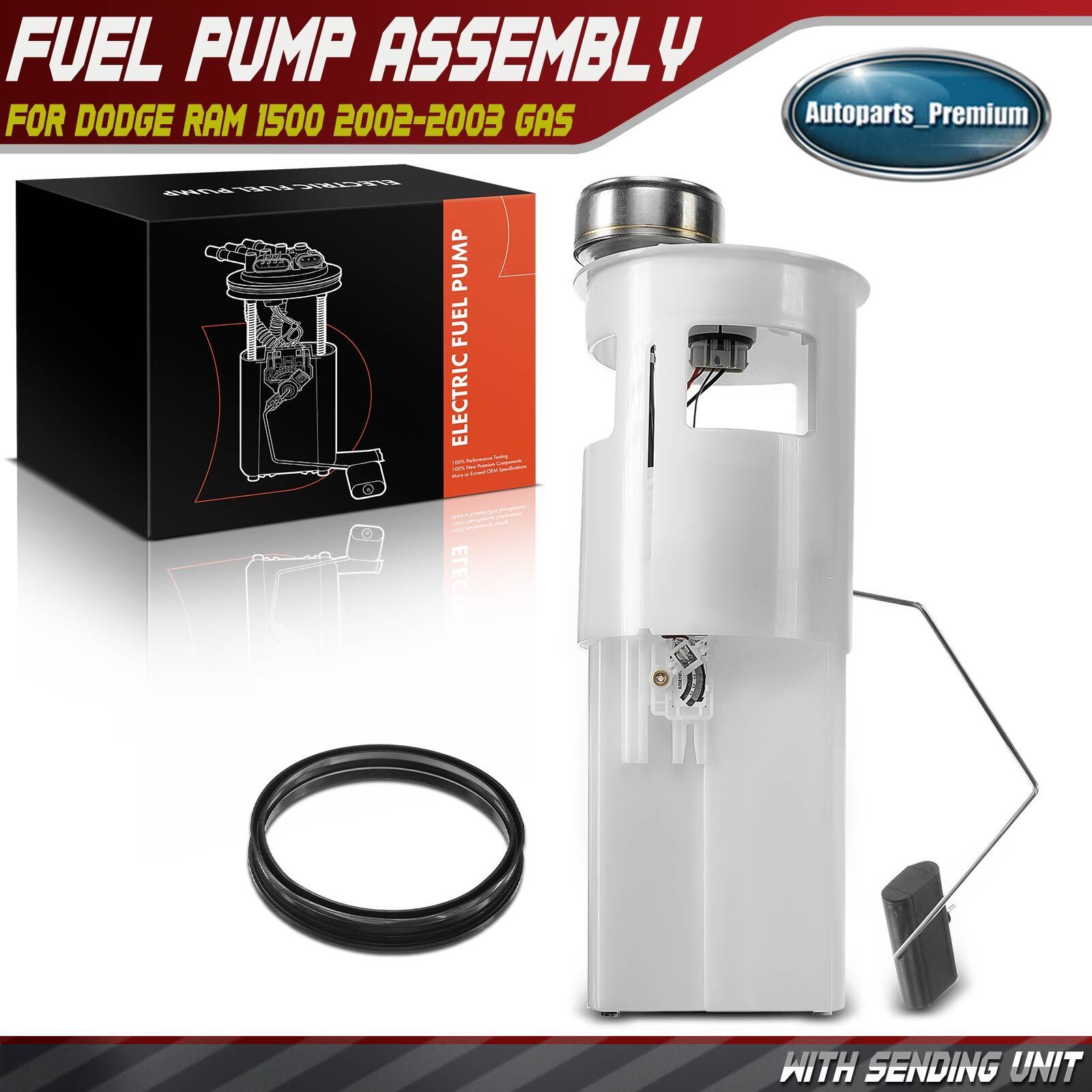 Fuel Pump Module Assembly w/35 Gal for Dodge Ram 1500 3.7L 4.7L 5.7L 5.9L E7160M
