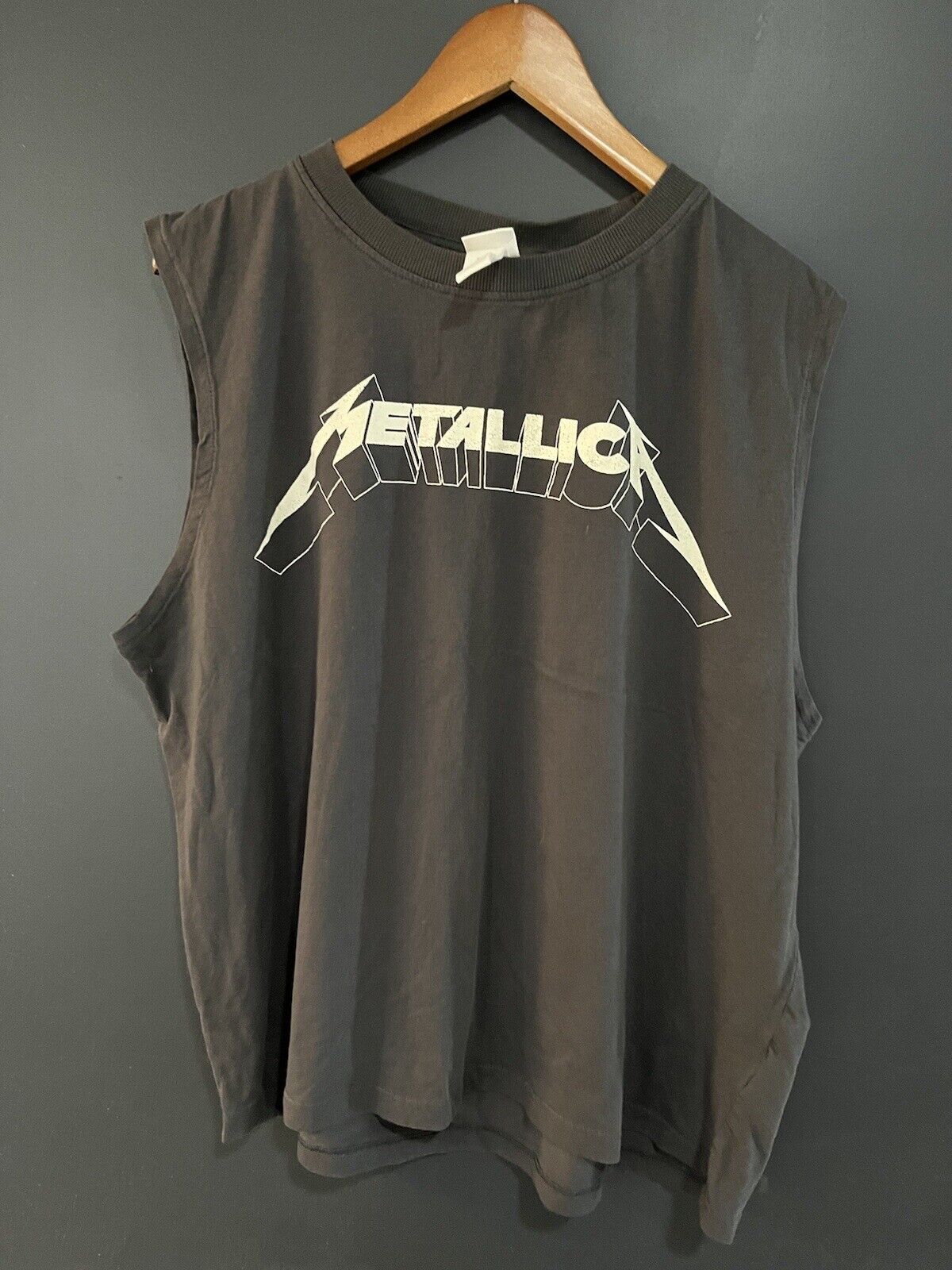Metallica Rare 2010 Vintage Tank Top World Magnetic Tour T-Shirt Size Large