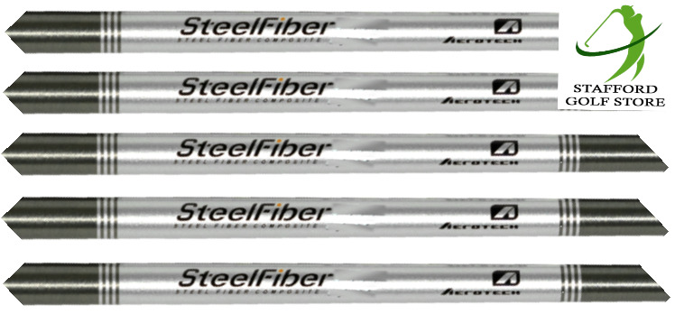 Aerotech SteelFiber i55/i70/i80/i95/i110CW Iron Golf Shafts Set .355\
