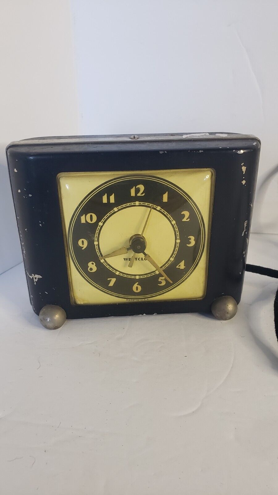 Vintage 1930's Westclox No. 90091 Ben Bolt Current Interruptions Stop Clock Wrks