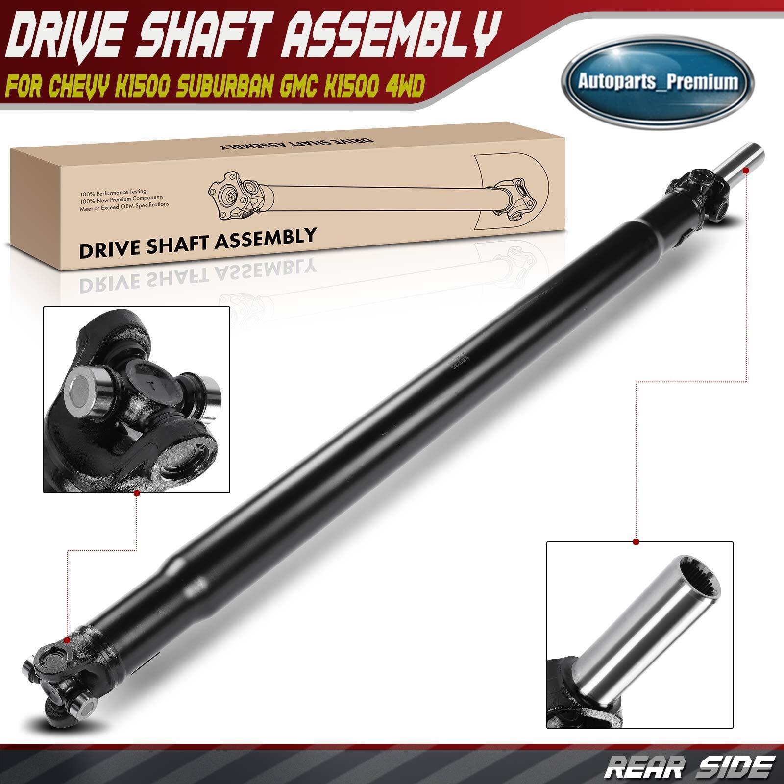 Rear Driveshaft Prop Shaft Assembly for Chevrolet K1500 Suburban GMC K1500 4WD