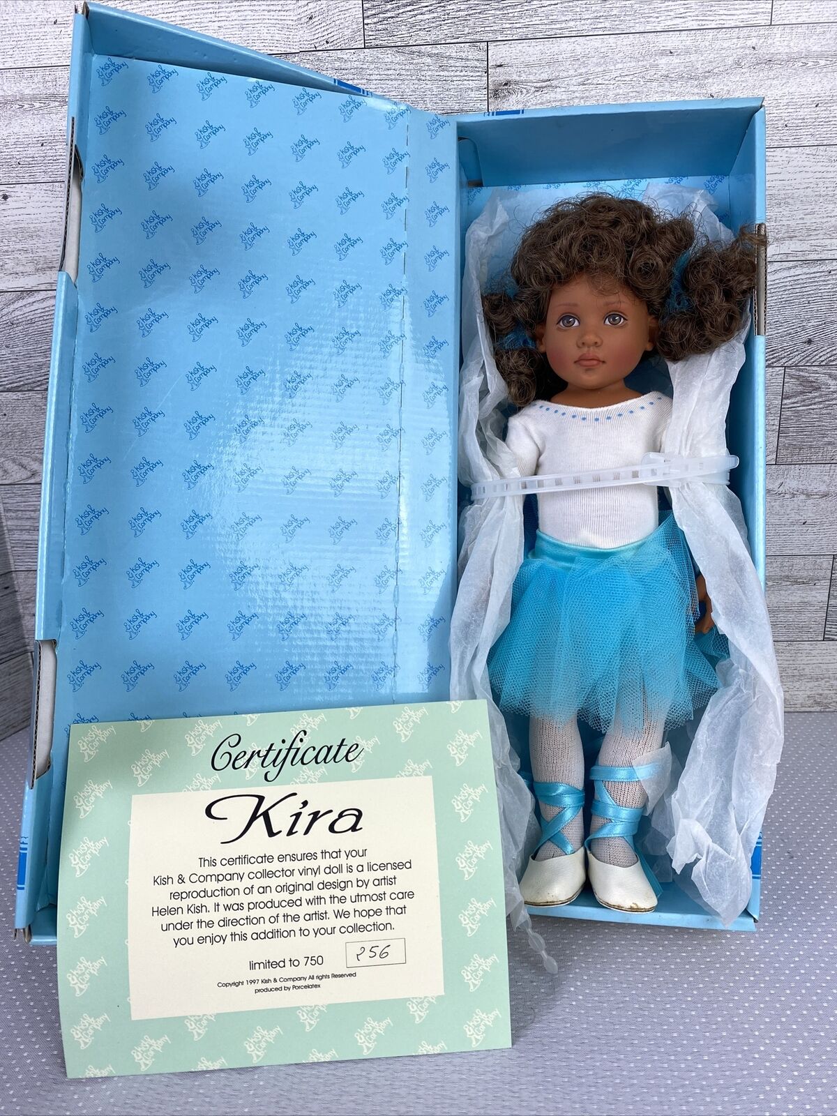 11” Kish & Company Black Doll KIRA “Ballet Recital” Limited Edition #256/750 COA