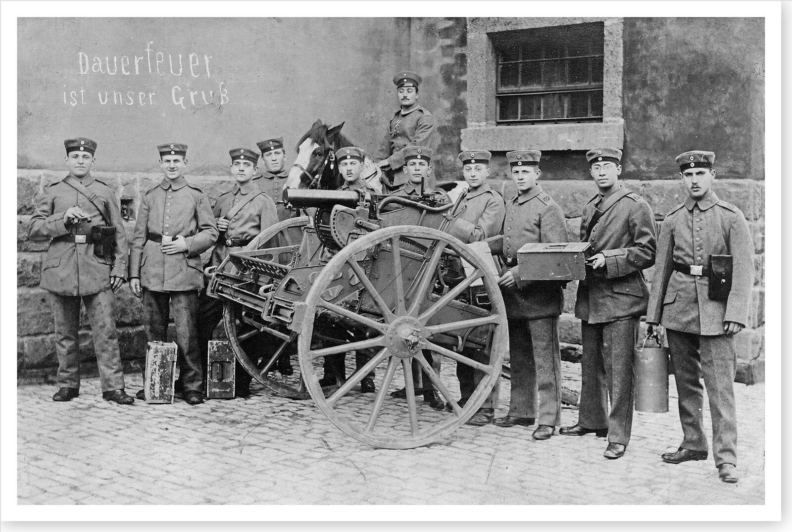 WWI German 69th Field Artillery XVI Army 3rd Lotharingian Silver Halide Photo 