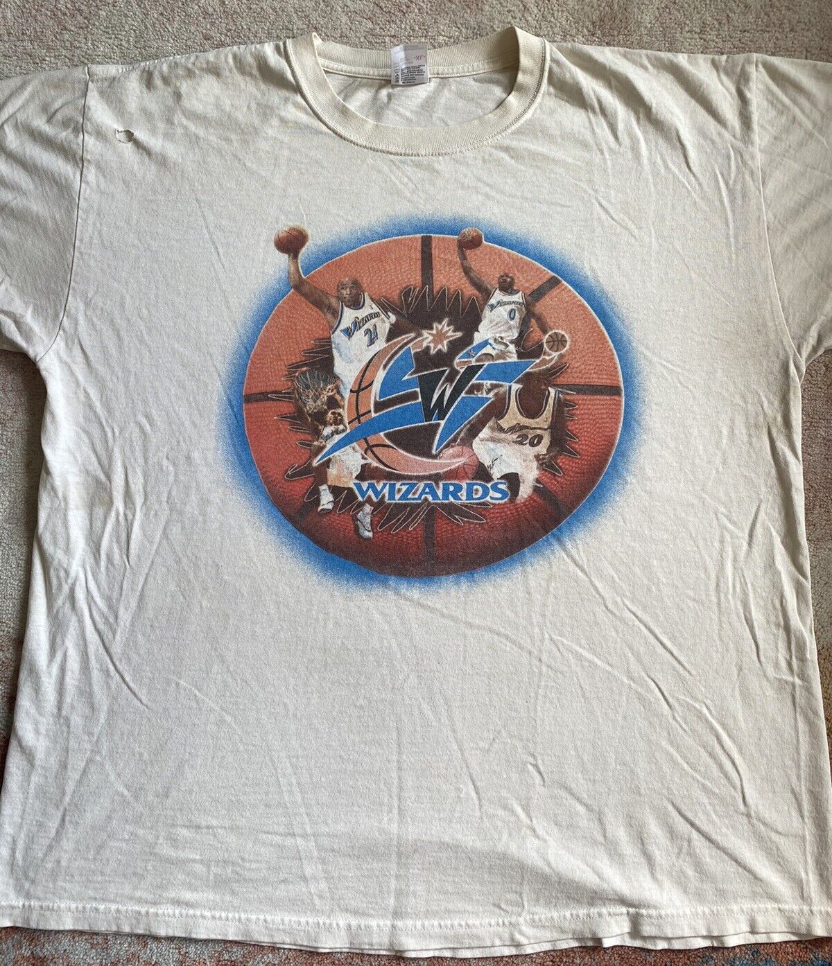 Rare Vintage Washington Wizards “The Wiz Kids” Basketball T Shirt
