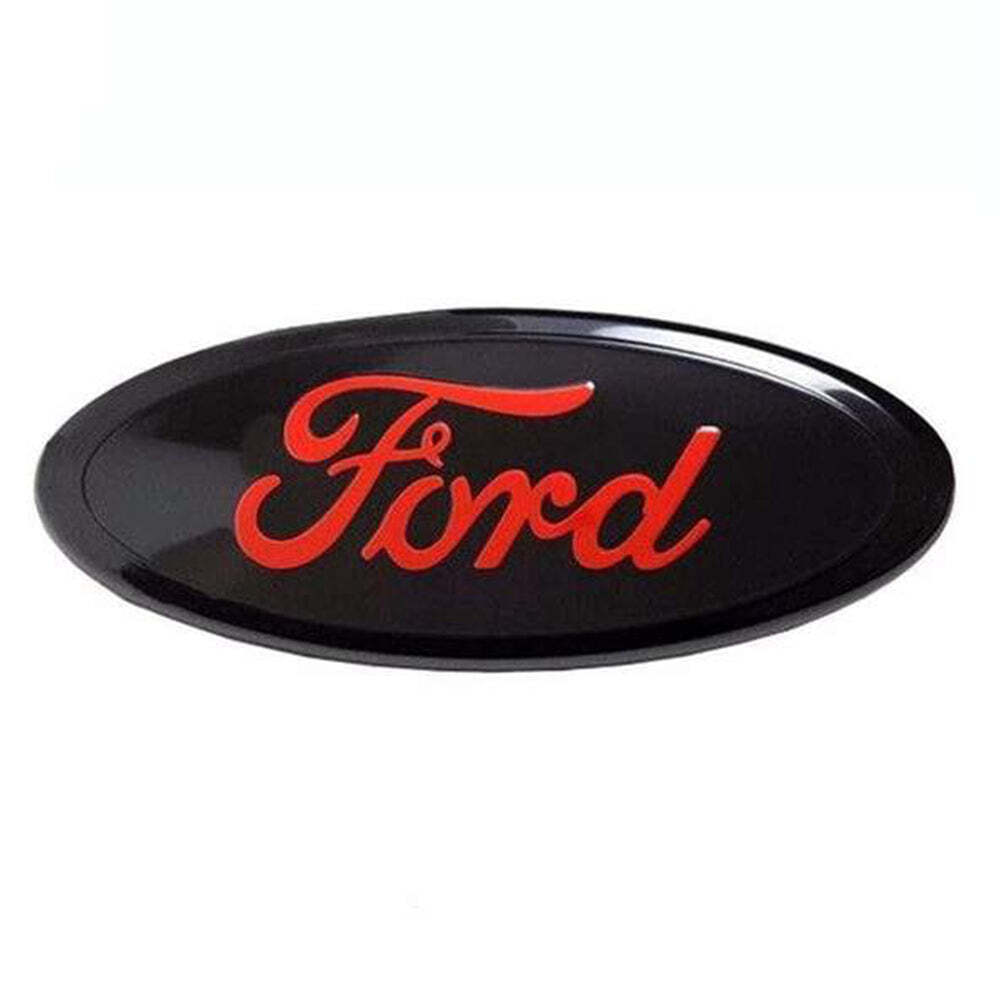 7 inch Black Red Badge Emblem For Ford 2004-2012 Ford F150 Front Grille Tailgate