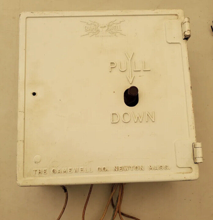 Vintage Gamewell Fire Alarm Call Box Telegraph Master Box, 1950’s? Working