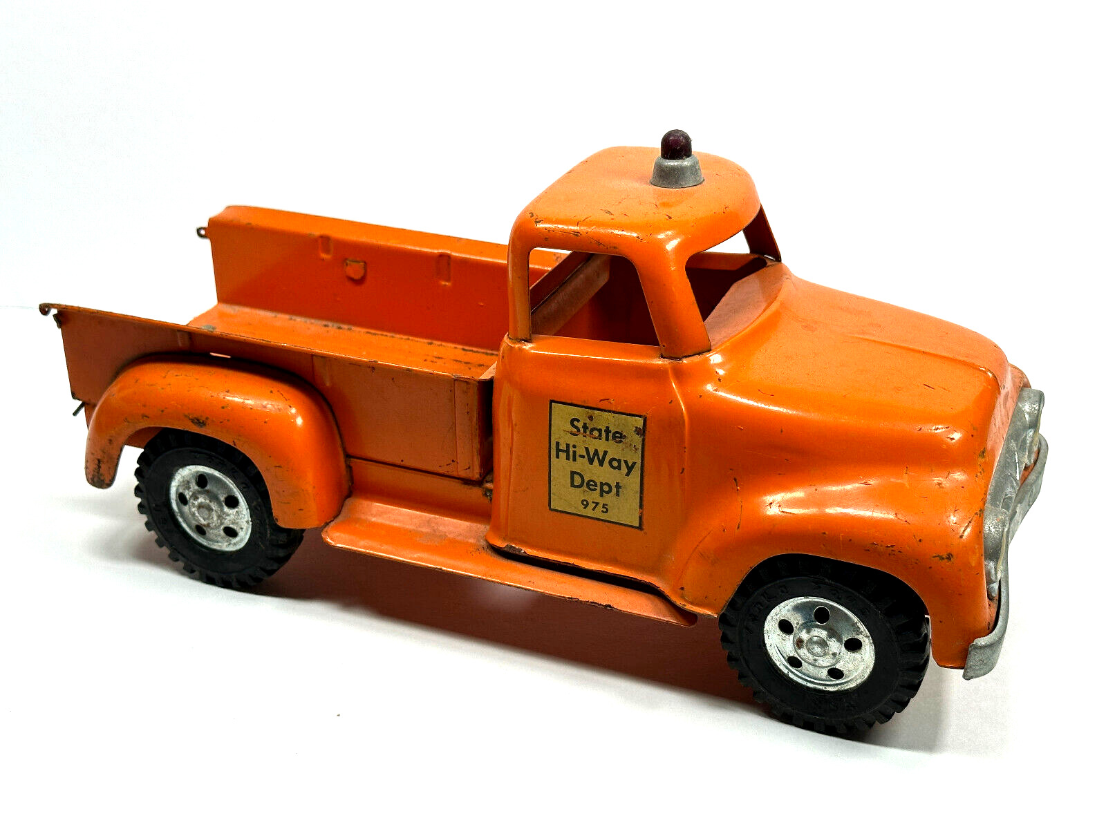 vtg Tonka State Hi Way highway Dept orange Pick Up truck 975 toy