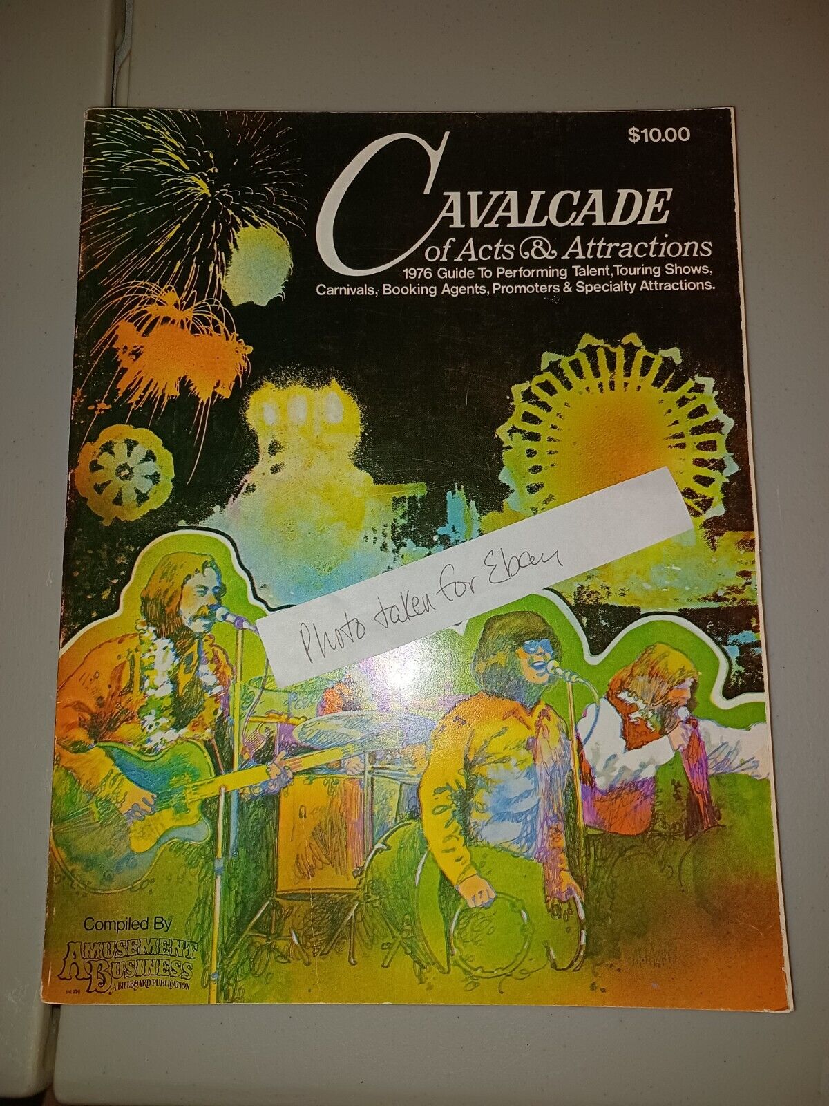 Cavalcade Directory of Acts 1976 Olivia Newton-John, The Beach Boys, Rick Nelson