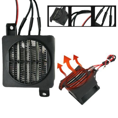 12V 70W Mini PTC Car Fan Air Heater Constant Temperature Electric Heating Fan
