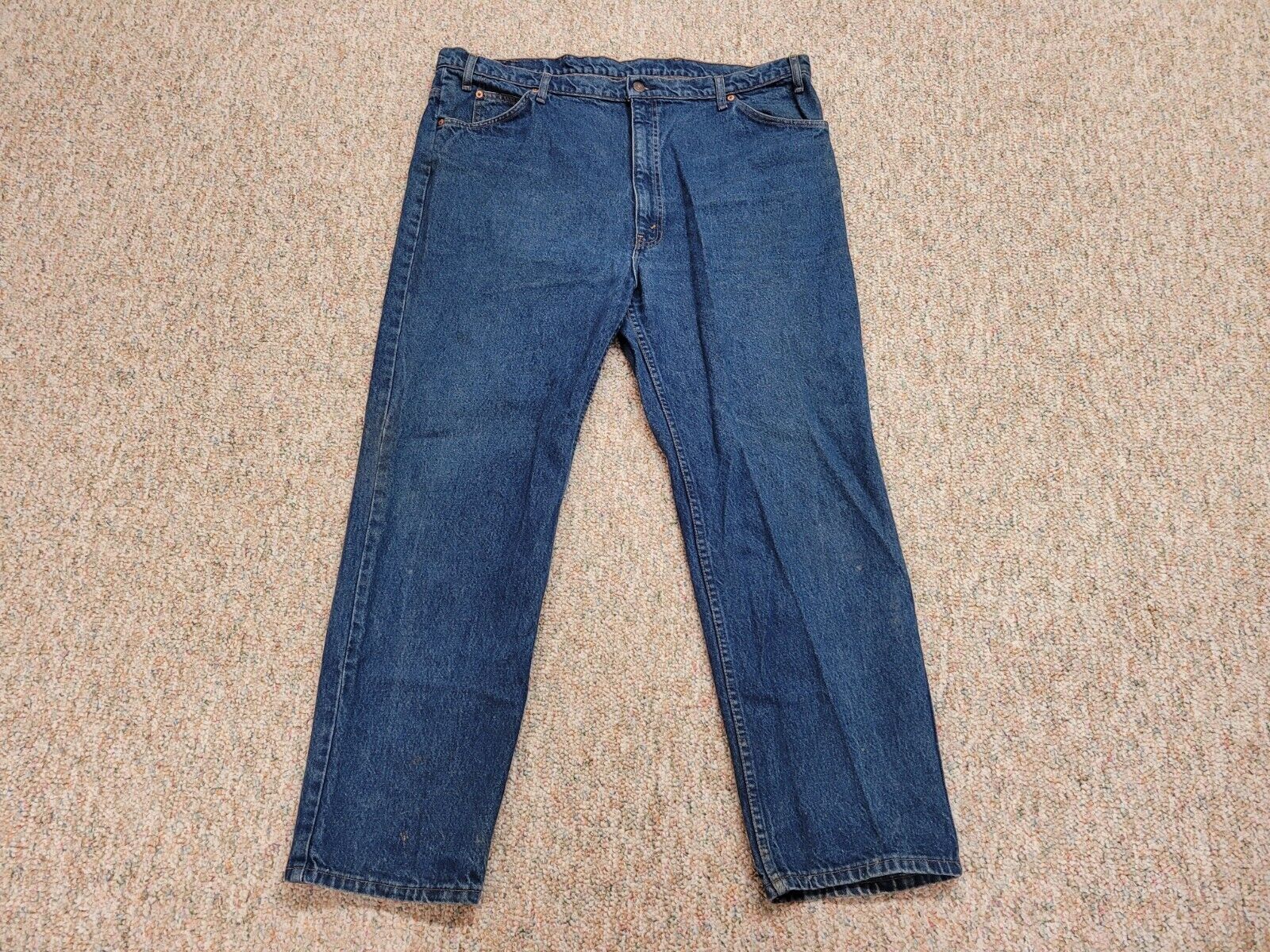 Vintage Levis Jeans Mens 44x30 Blue 509 Denim Regular Medium Wash Orange Tab 80s