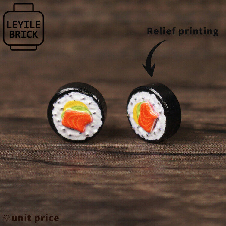 Custom Sushi Food Accessories for Minifigures -Pick Style  Leyile Brick