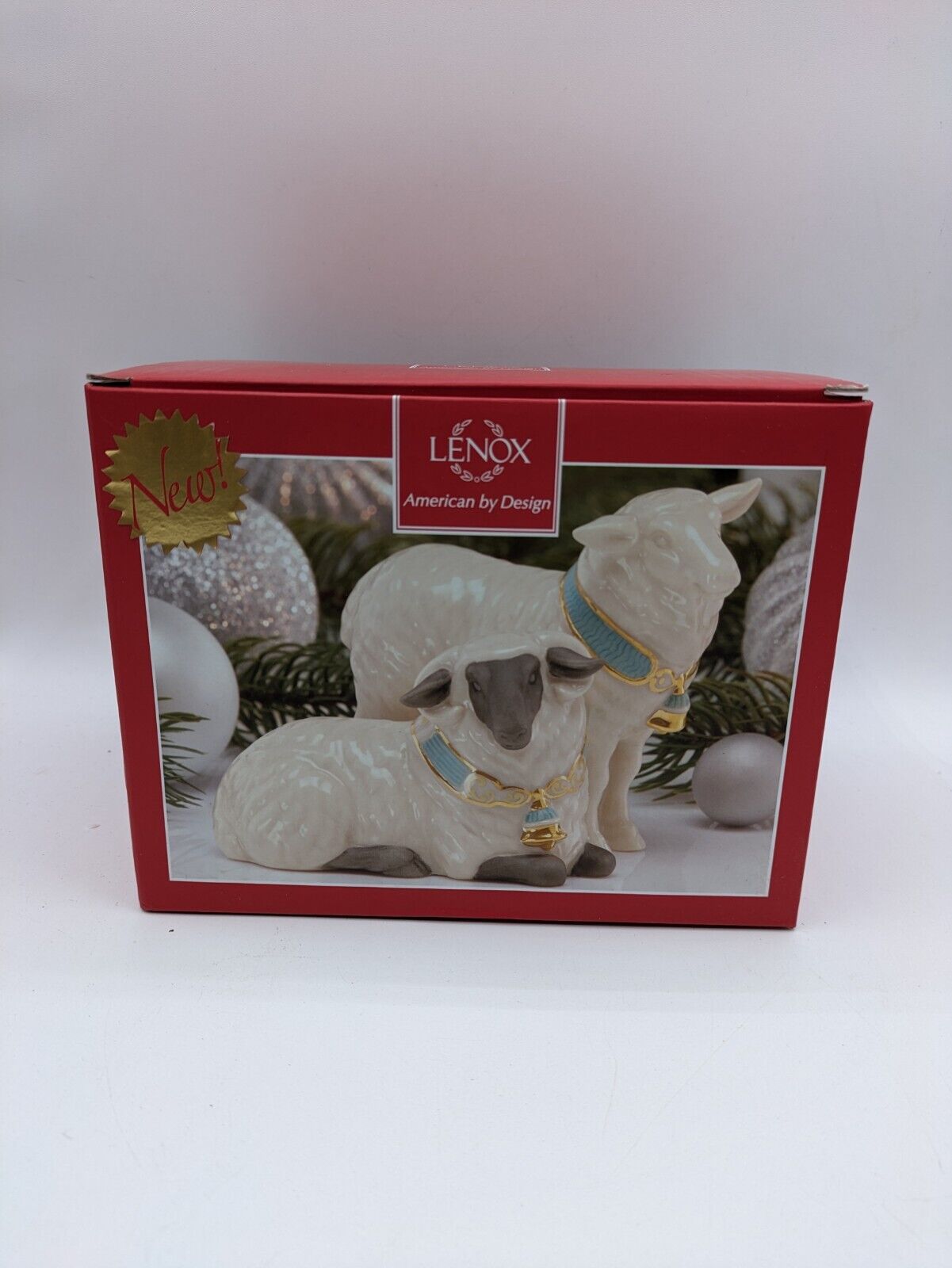 LENOX First Blessing Nativity Sheep Figurine W/ Original Box #847070 RARE