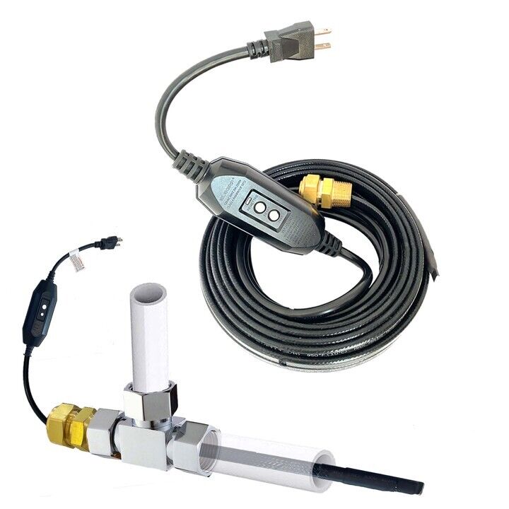 MAXKOSKO in Line Heating Cable Prevents Water Supply from Freezing 120V