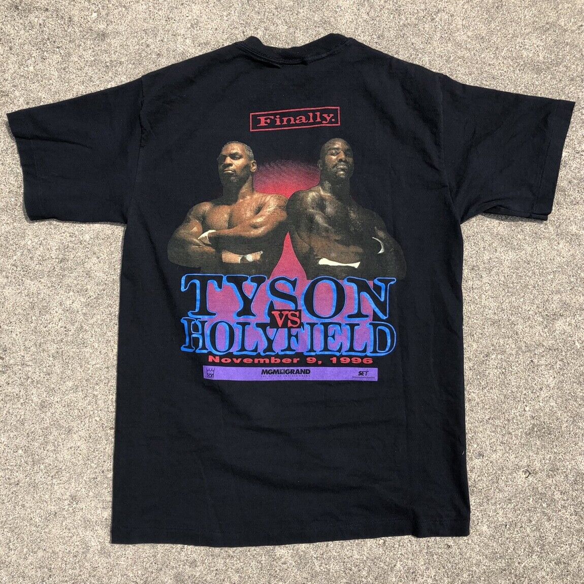 90s Mike Tyson vs Evander Holyfield Boxing T-shirt 1994 Men S-234XL NG537