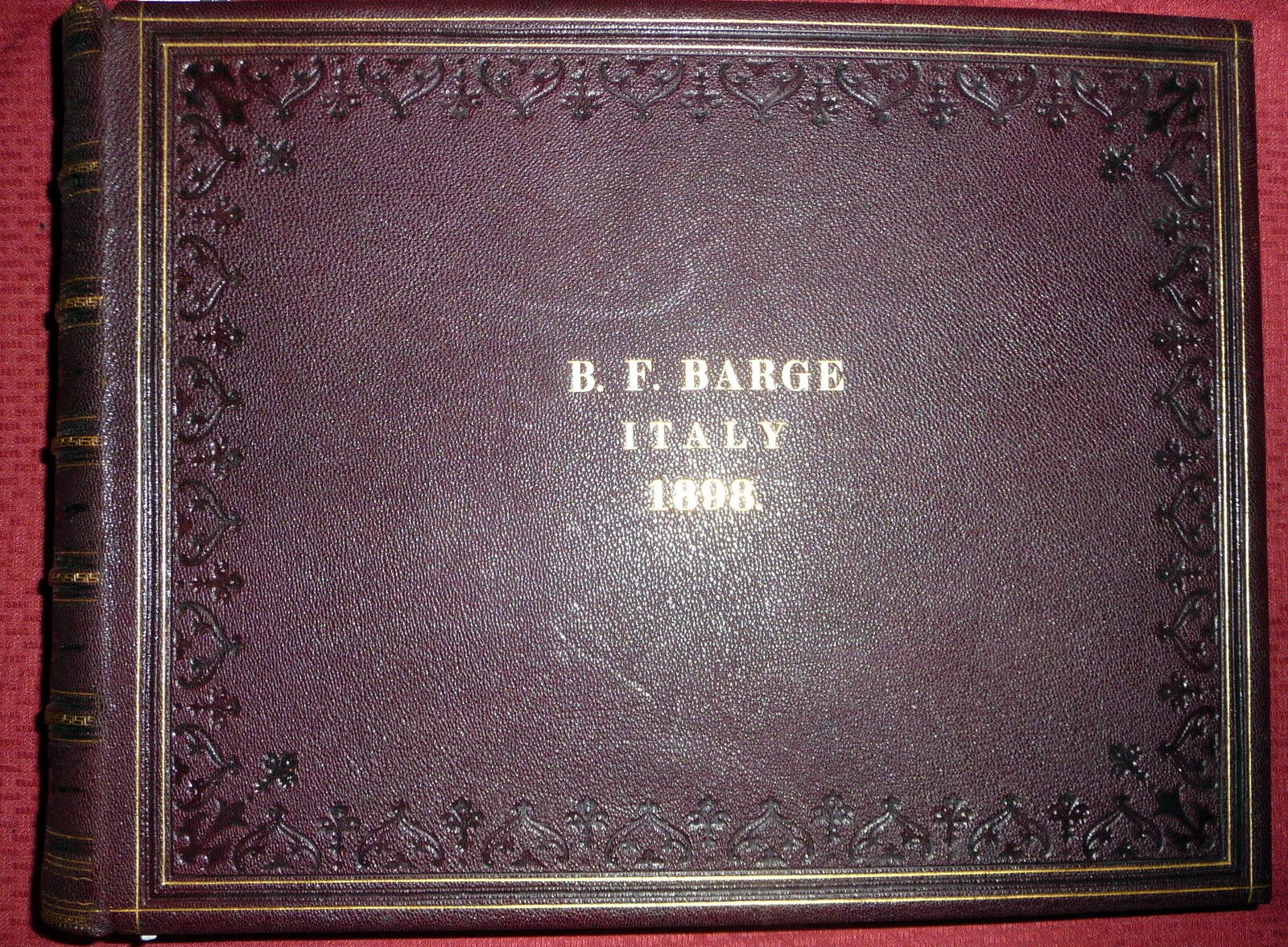 Magnificent 19th C Album of Albumen Prints of Florence by Giacomo & Carlo Brogi