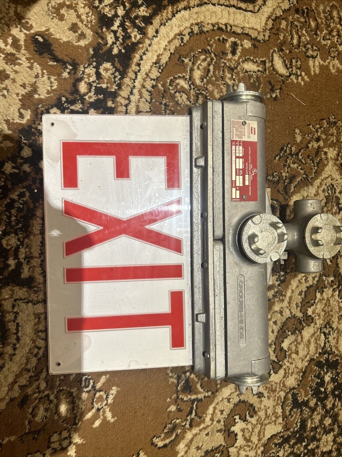 crouse-hinds explosion proof Exit Sign