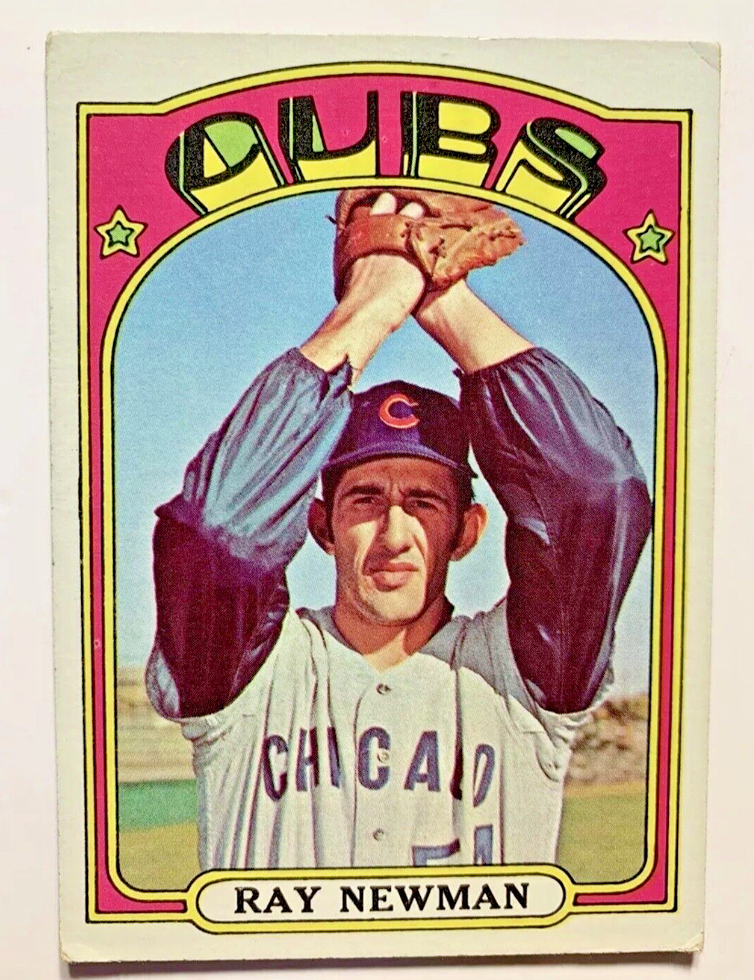 Vintage 1972 Topps Baseball HIGH #667 RAY NEWMAN Rookie Cubs 