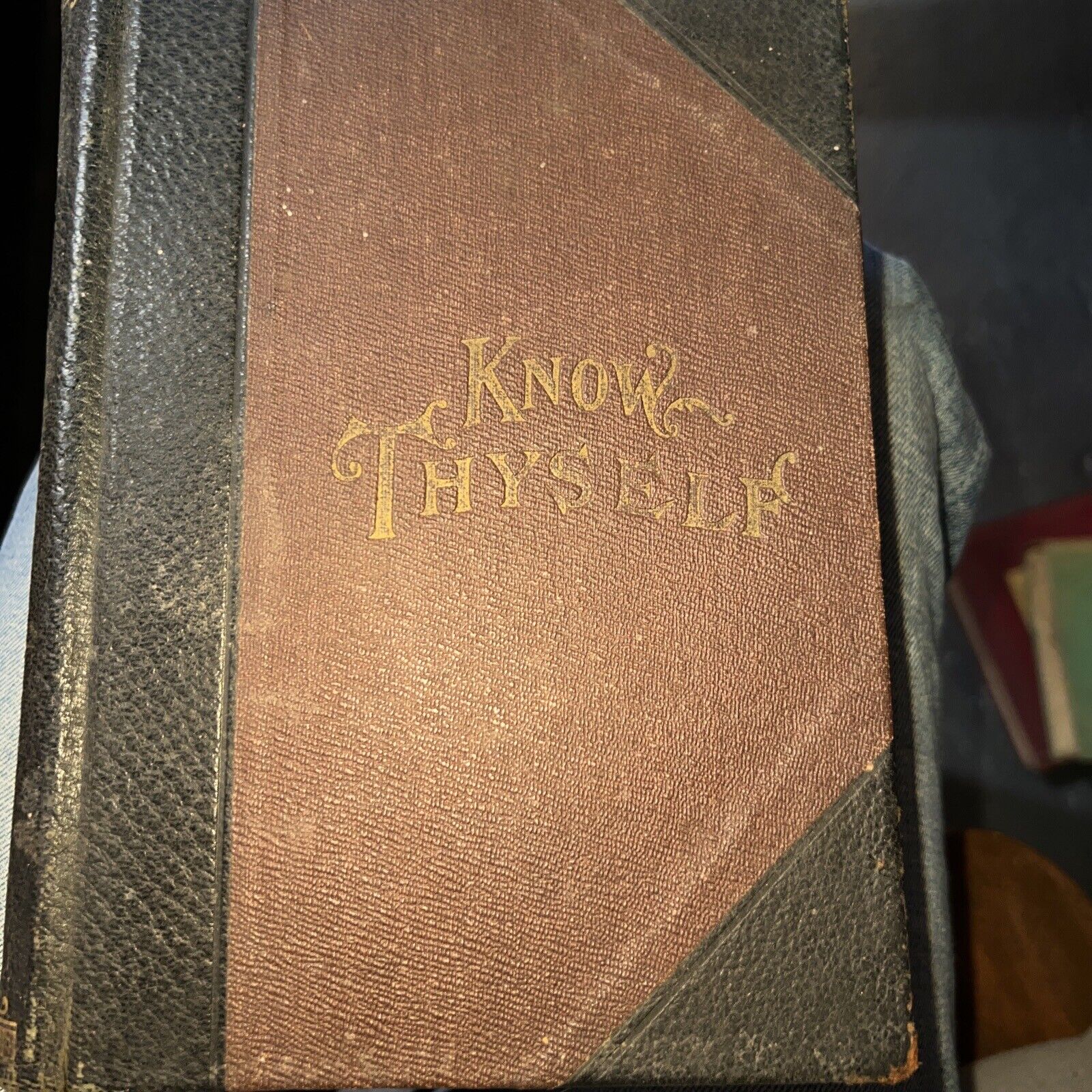 vintage book Know Thyself Or Nature’s Secrets Revealed A Word At The Right Time