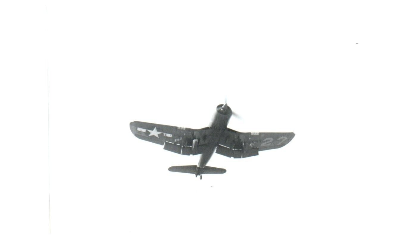 Aerial Vought F4U Corsair Aircraft Airplane Vintage Photograph 5x3.5\