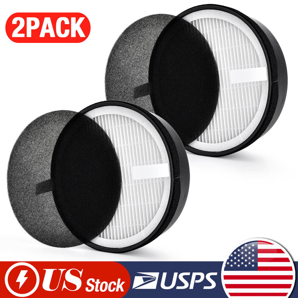 2x True HEPA Replacement Air Filter For Levoit LV-H132 Air Purifier LV-H132-RF
