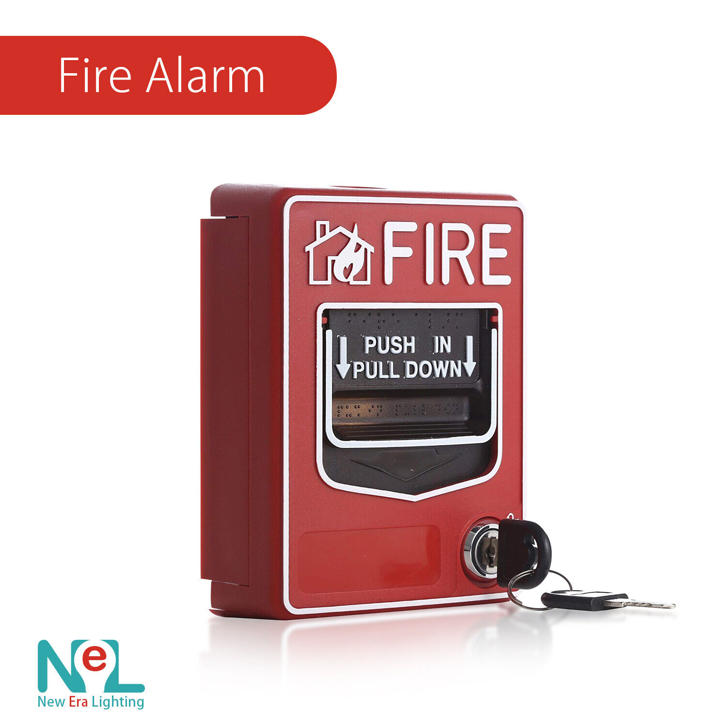 Fire Alarm Dual Action Manual Call Point Wired Emergency Pull Station