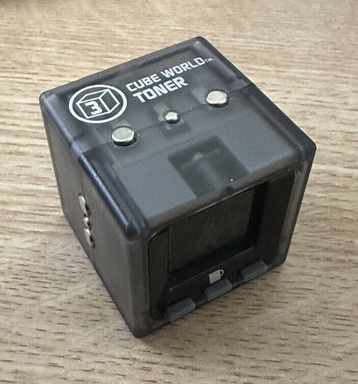 Radica Games Cube World Series 3 Smoke Gray Toner Working Tested - New Battery