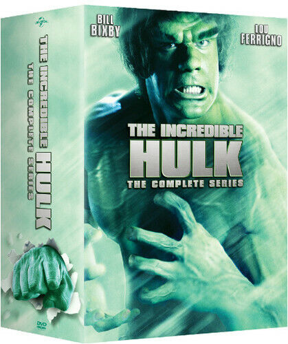 THE INCREDIBLE HULK COMPLETE SERIES SEASONS 1-5 ( DVD 20-DISC BOX SET ) NEW
