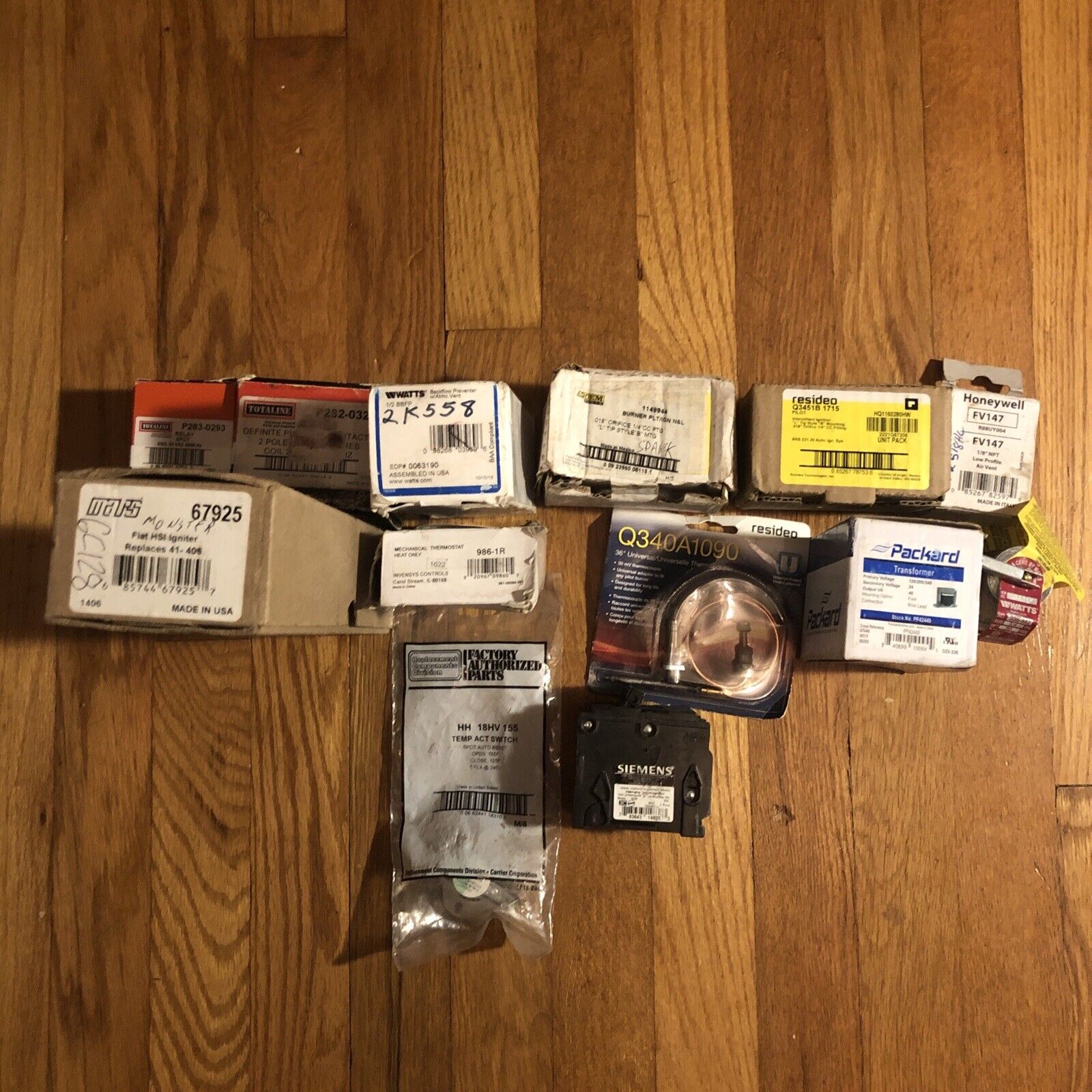 HVAC Parts-Pilot Assemblies,Watts PRV And BFP,honeywell Air Bleed,therm,see Pics