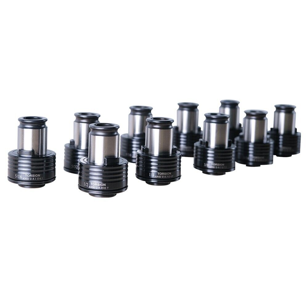 US Stock 10PCS TC820 ANSI Tap Collets Imperial Collet Chuck 5/32\