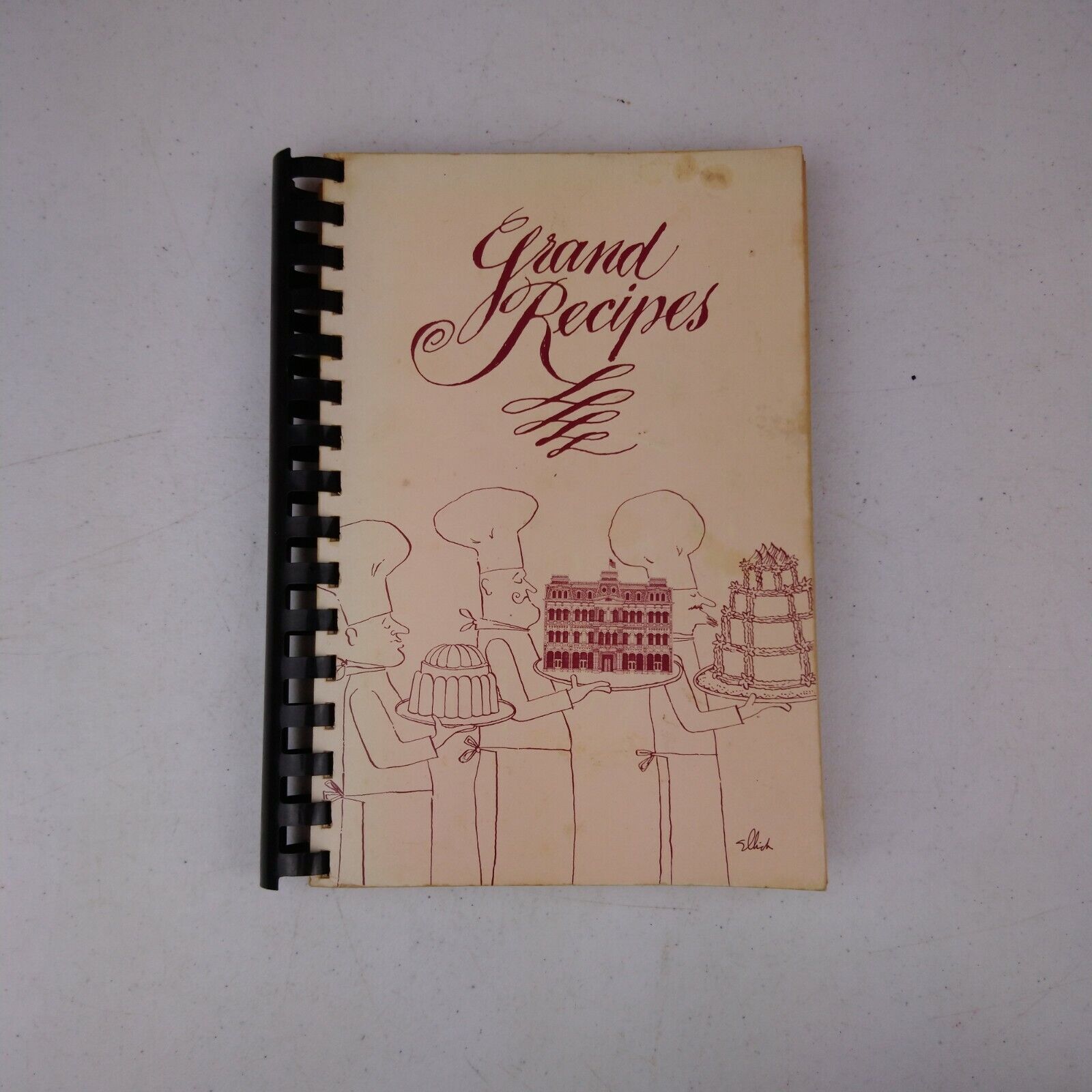 VTG 1983 Grand Recipes Grand Opera House Cookbook Wilmington Delaware DE