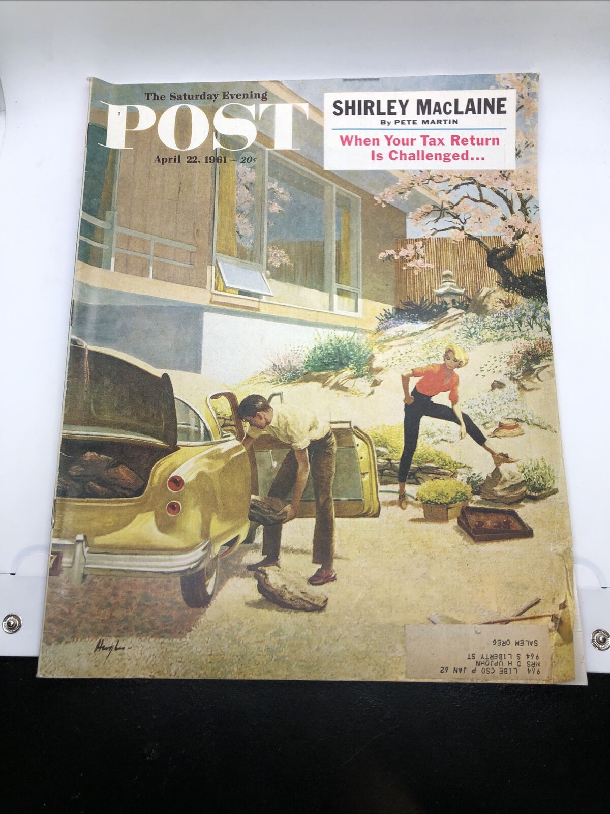  Vintage April 22, 1961 Saturday Evening Post Magazine 