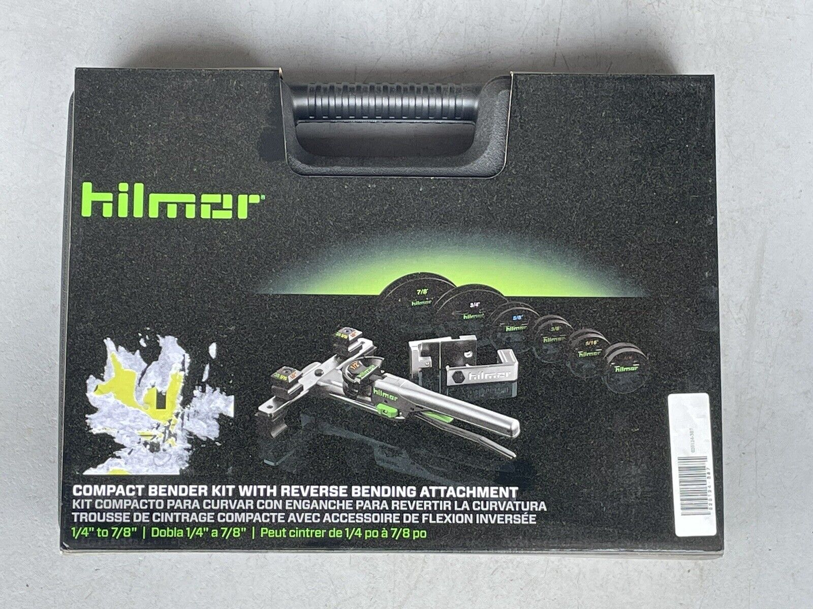 Hilmor 1926598 Compact Bender Kit with Reverse Bending Attachment Brand New
