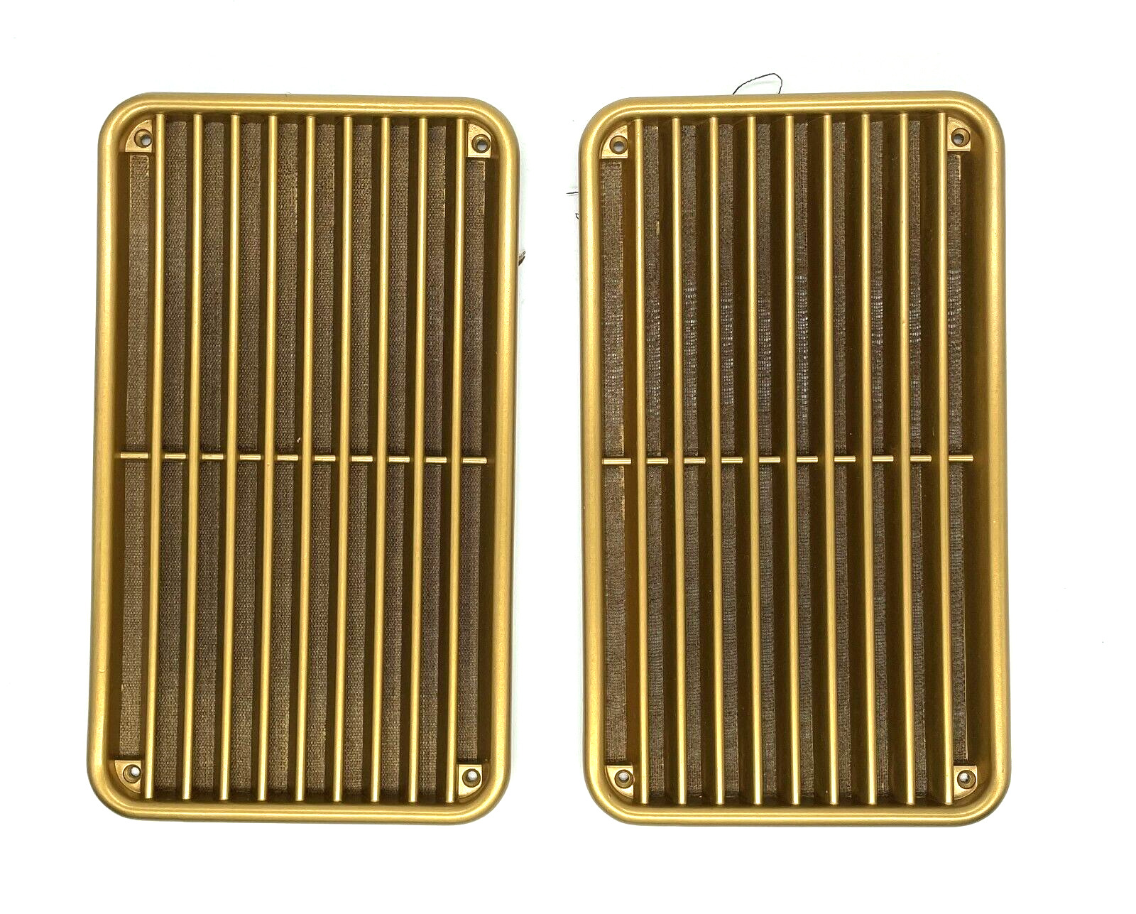 2 speaker grilles for SABA Freiburg 3DS tube radio excellent condition, new painted