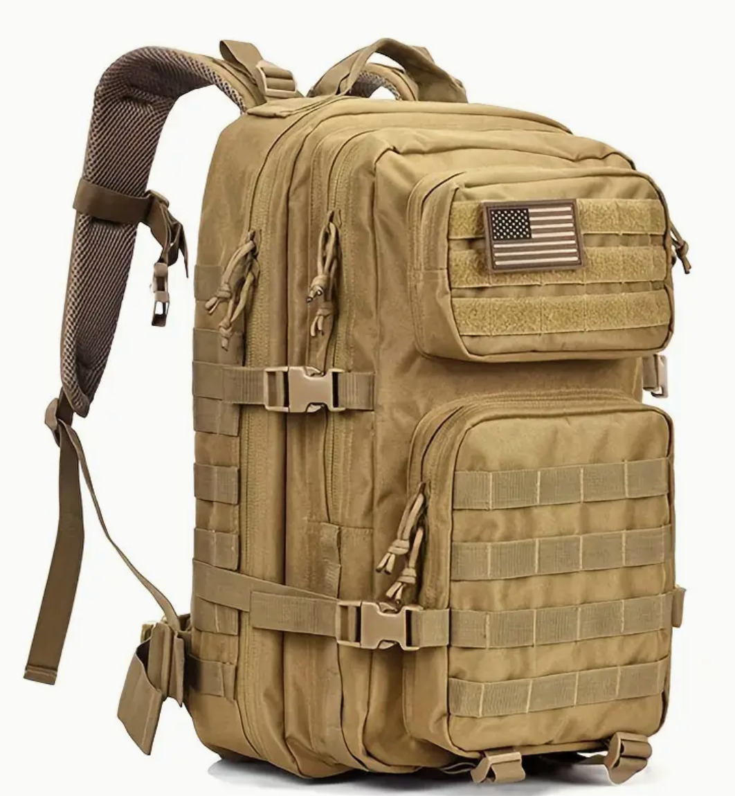45L Large Military Tactical Backpack Army Molle Bag Rucksack 3 Day Assault Pack