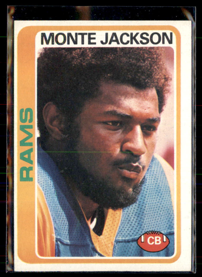 1978 Topps #180 Monte Jackson Blank Back