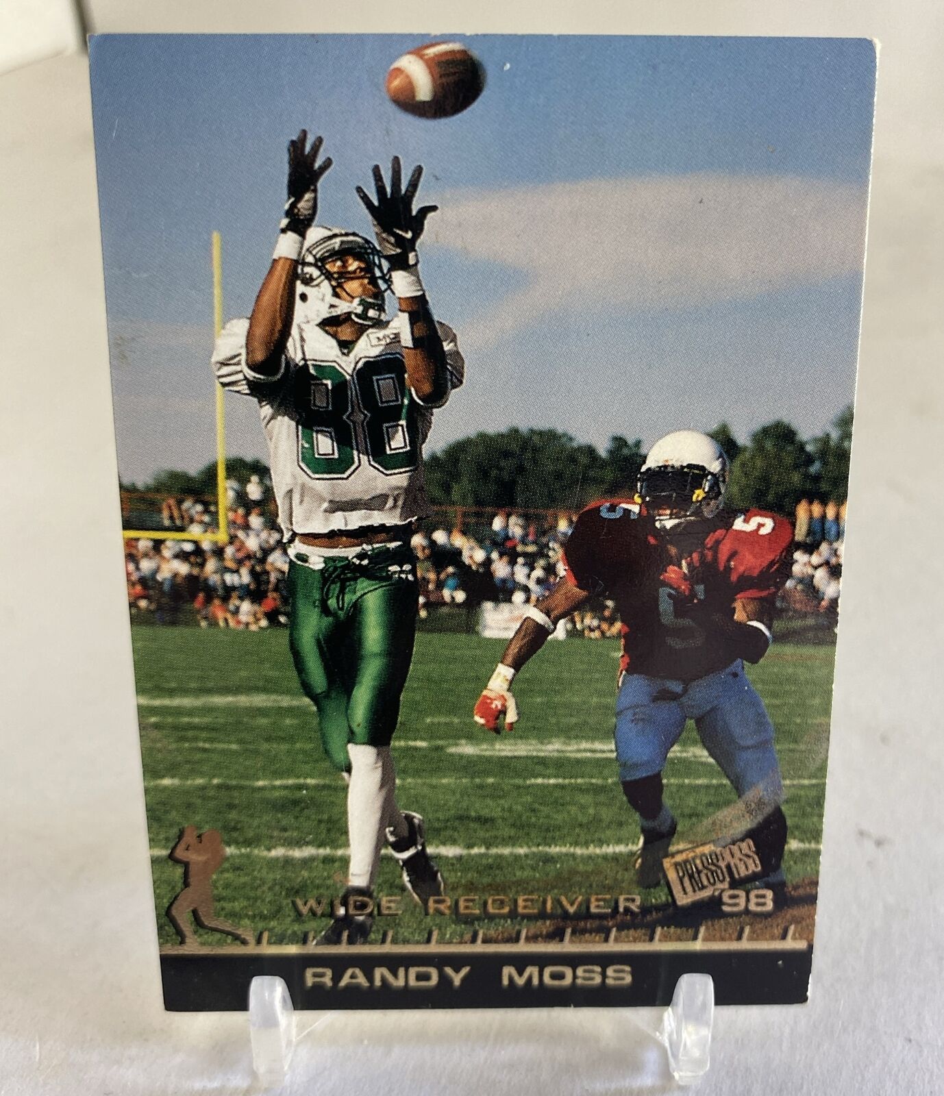 1998 Press Pass Pick Offs #5 Randy Moss Rookie Card Marshall Vikings HOF