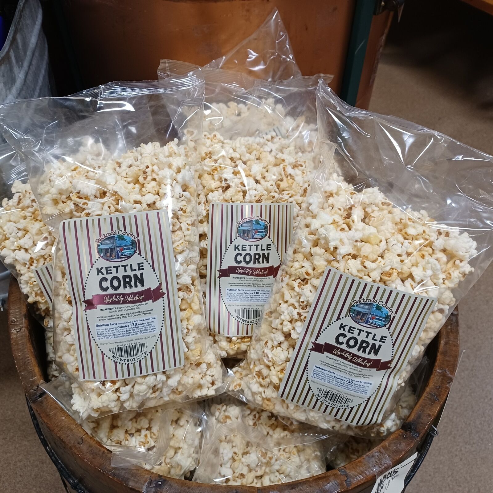 Locally-Made Kettle Corn (3 bags)