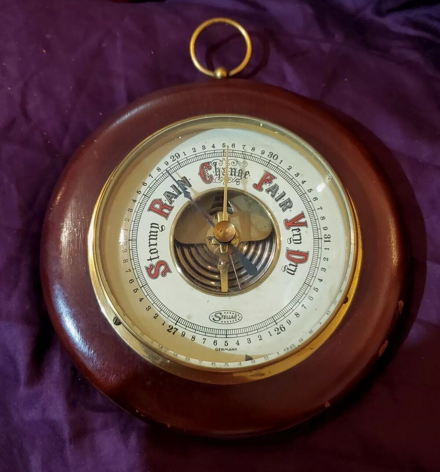 Vintage German Barometer (Columbia Optical Co.) - 5-1/2