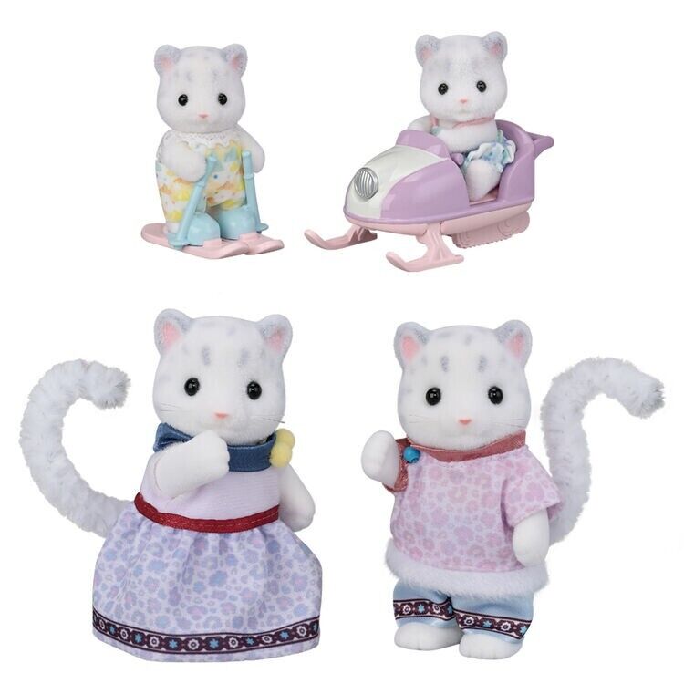 PRS June.8  NEW Snow Leopard Family Sylvanian Families EPOCH Calico Critters