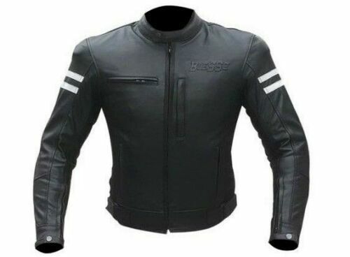 Jacket Motorcycle Leather Caffe Race - Vintage Racer Protection Removable L 50