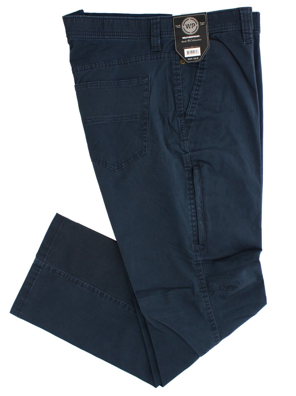 Weatherproof Vintage Men's Pants Utility Stretch Canvas Workwear Regular Fit